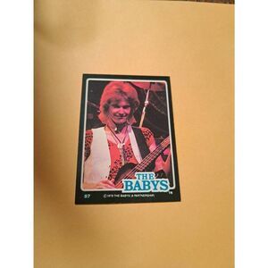 Vintage 1979 The Babys Trading Card #57 London Rock Band Collectible